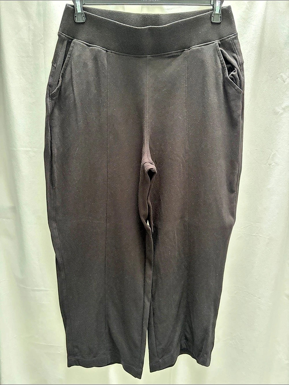 Pact Wide Leg Pants in Black 100% Organic Cotton L